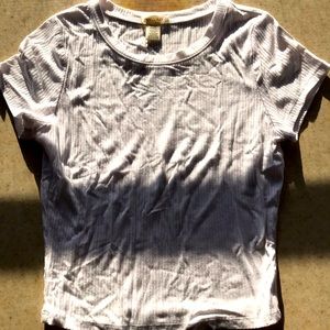 Two Target Shirts (white crop top)